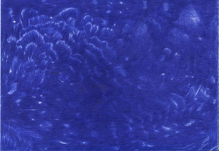 Dessin ricochet (bleu)