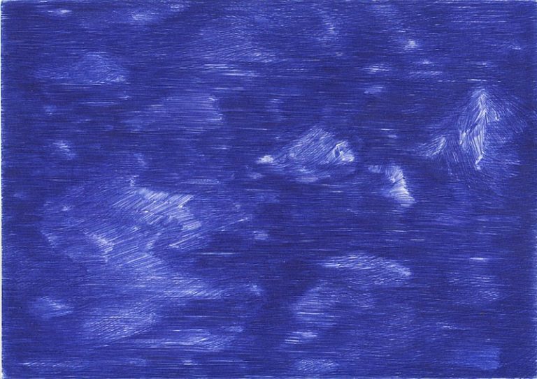 Dessin ricochet (bleu)
